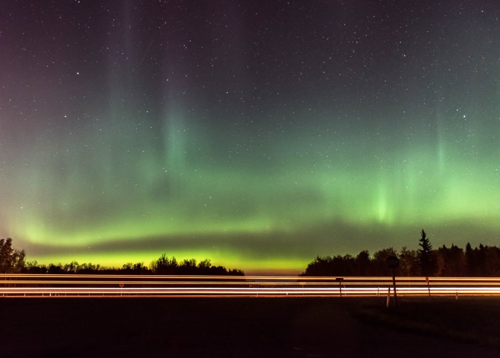 aurora by the highway